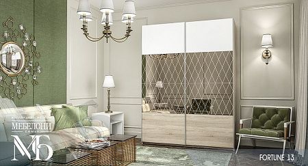 Шкаф-купе Fortune-13 1,4м.  секция 600/800 (б)