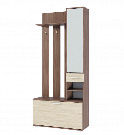 Вешалка с зеркалом "Ника" ВЗ910