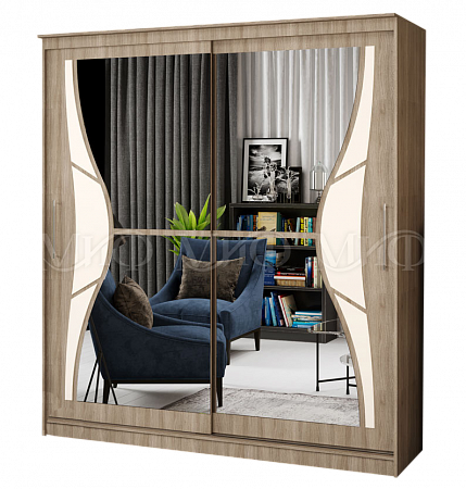 Шкаф-купе "Элегант 1" 2000 (м)