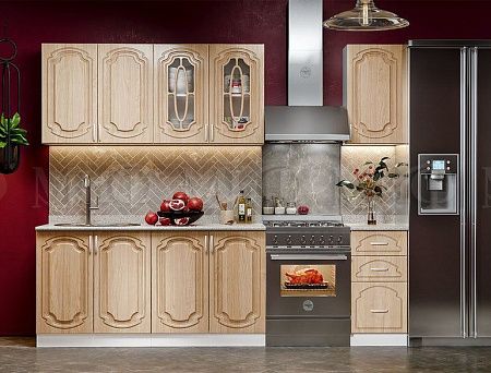 Кухонный гарнитур "Сказка" Ольха 2.0 (м)