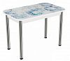 Стол нераздвижной прямоугольный стеклянный с фотопечатью прямой (ввр)