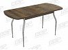 Стол прямоугольный раздвижной пластиковый изогнутый (ввр)